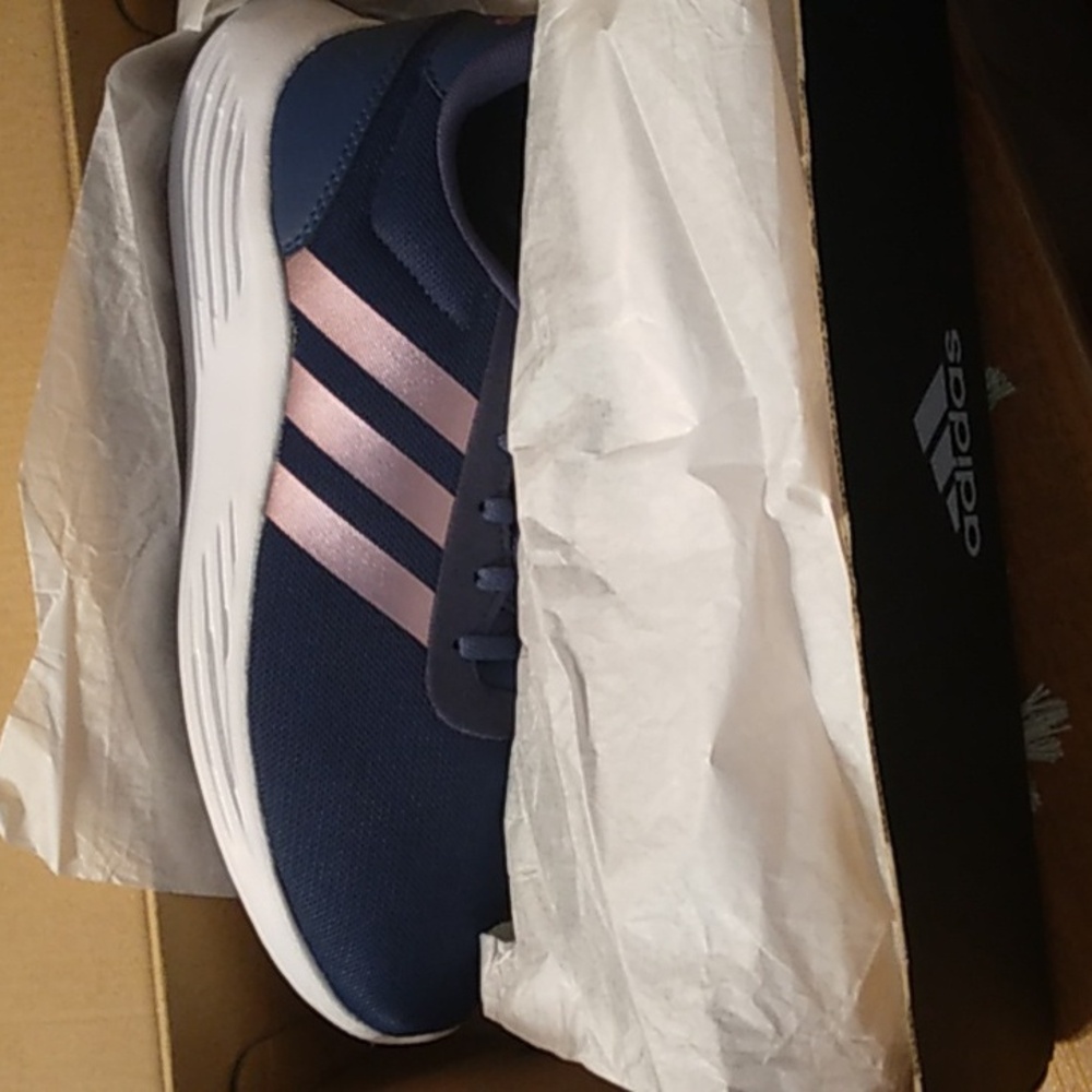 Youth Or Women's Adidas Lite Ricer 2.0 K Running Shoes - Picture 8 of 8